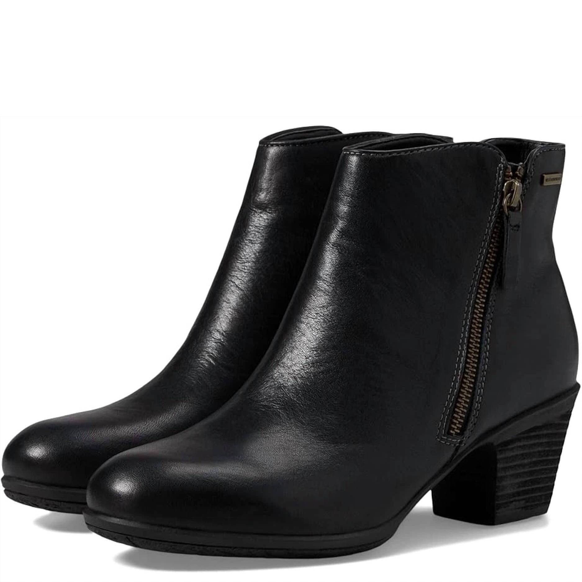 New Comfortiva Women's Barras Waterproof Bootie In Black